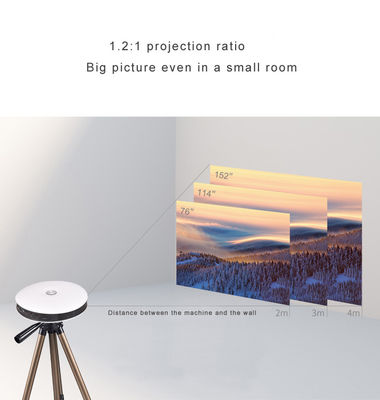 Harga yang bagus Custom Digital Movie HD 720p WXGA Led Projector 4k 3D DLP Kantor UFO berbentuk on line