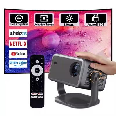 Harga yang bagus Wifi6 4K Smart DMD Projector 1080P Portable DLP Movie Projector on line