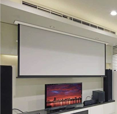 Harga yang bagus Otomatis Disembunyikan Retractable Front Auditorium Proyektor Layar TV OEM on line