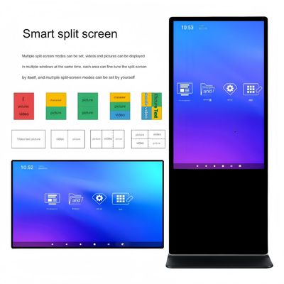 Harga yang bagus OEM Outdoor LCD Display Wall Mount Iklan layar sentuh 55 inci on line