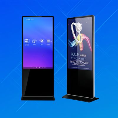 Harga yang bagus ODM 1080P Lantai Berdiri LCD Tampilan Tanda-tanda Touchable Iklan Player 50 Inch on line