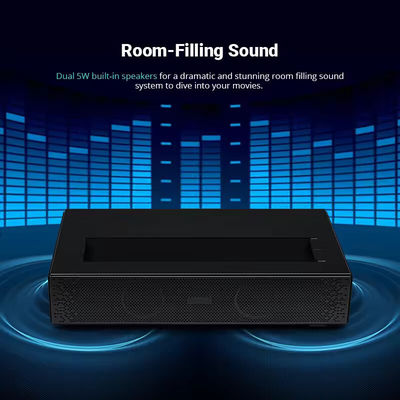 Harga yang bagus Bluetooth Short Throw WXGA Teater Proyektor DLP DLP Android 610 ANSI on line