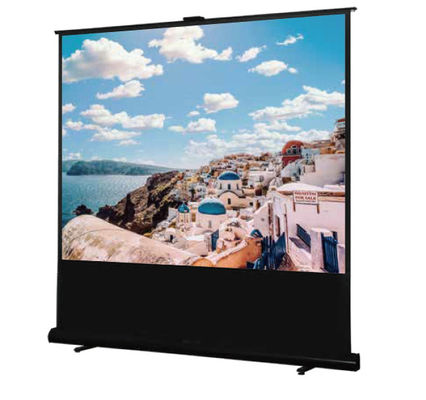 Harga yang bagus Indoor Quick Pullup Disembunyikan Blackout Proyektor Layar Untuk Film Rumah Pernikahan on line